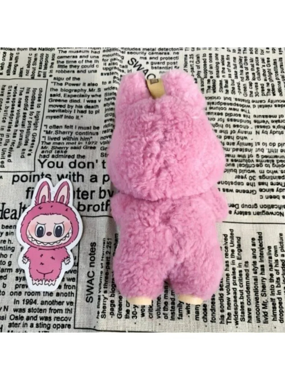 Pink Bunny Keychain Accessory - Picture 5 of 7